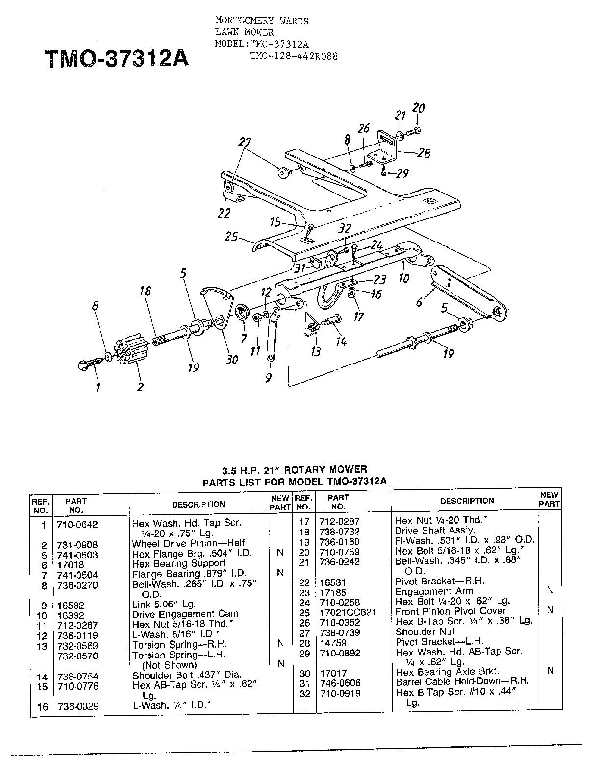 3.5HP 21" ROTARY MOWER Page 3