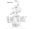 MTD 37313A 3.5hp 21" rotary mower page 3 diagram