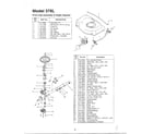 MTD SKU3747409 front axle and height adjuster diagram