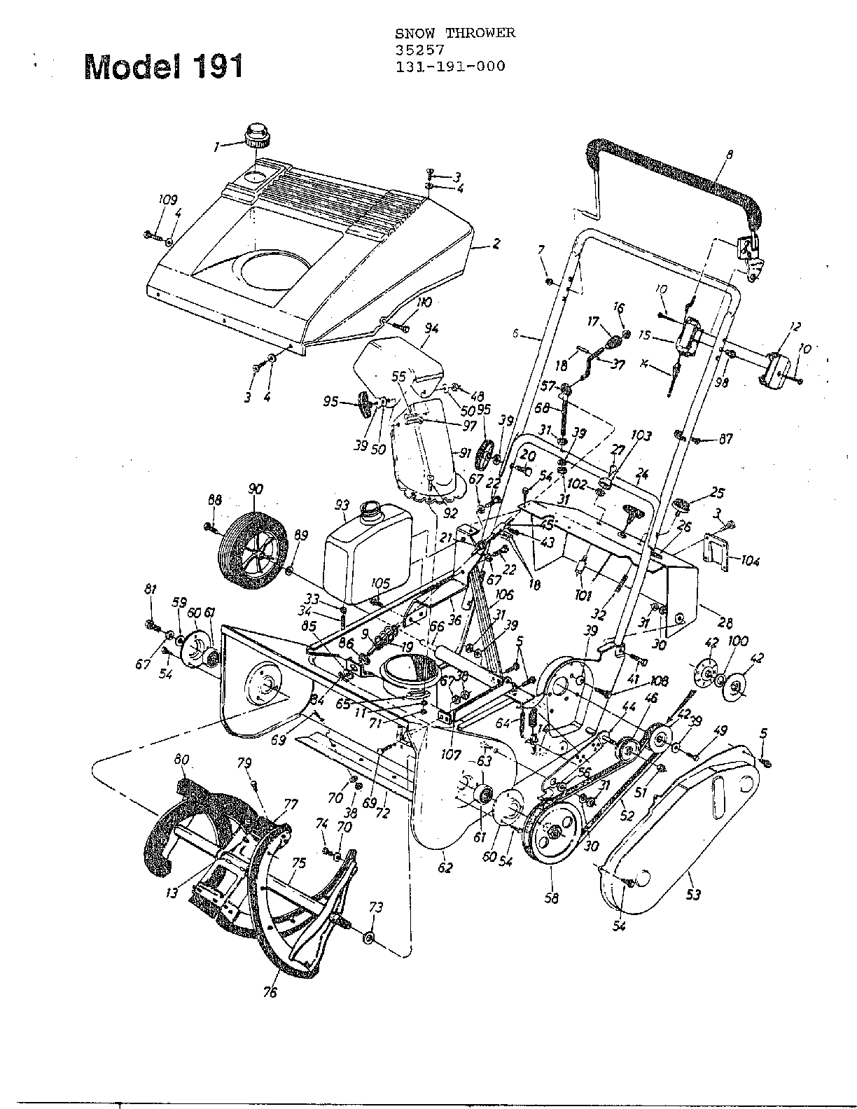 Snow thrower