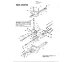 MTD 132-431F088 single speed transaxle-l diagram