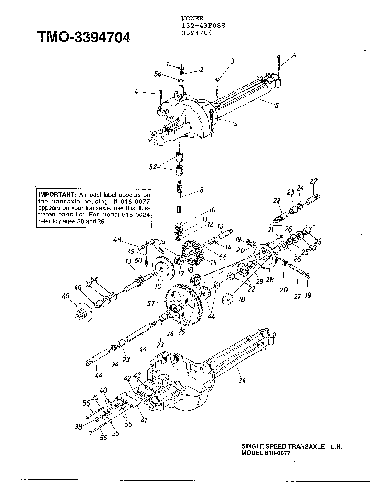 SINGLE SPEED TRANSAXLE-L Page 3