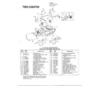 MTD 132-431F088 11.5hp 38" lawn tractor diagram