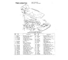 MTD 132-431F088 11.5hp 38" lawn tractor diagram