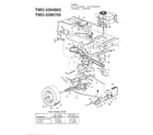 MTD 132-660G088 12/12.5hp 42" tractors/wheel chart diagram