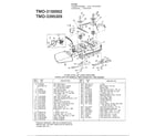 MTD 132A6706088 16/18hp 42" lawn tractors page 7 diagram