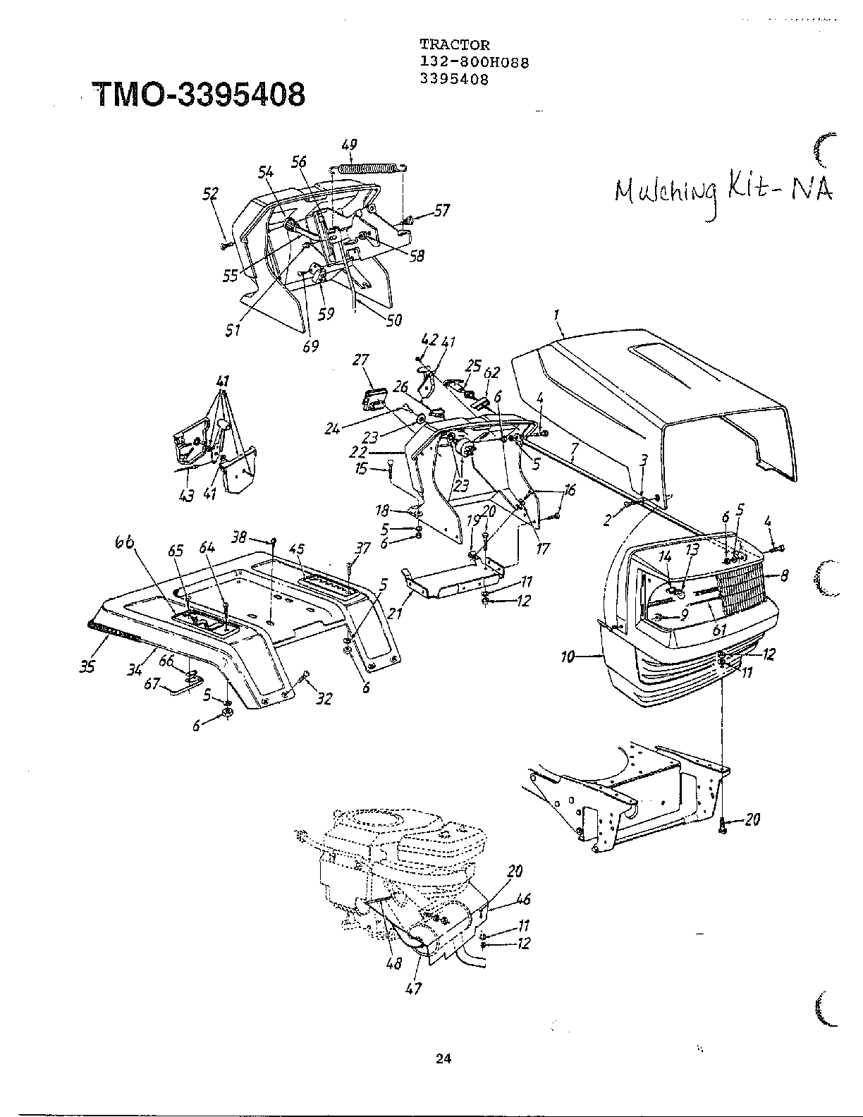 46" 18HP GARDEN TRACTOR Page 2