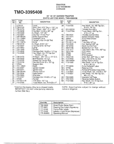 46" 18hp garden tractor page 3