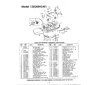 MTD 133Q694G401 lawn tractor diagram