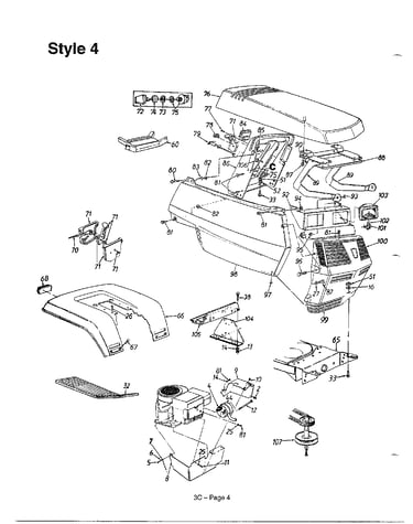 Lawn tractor/style 4