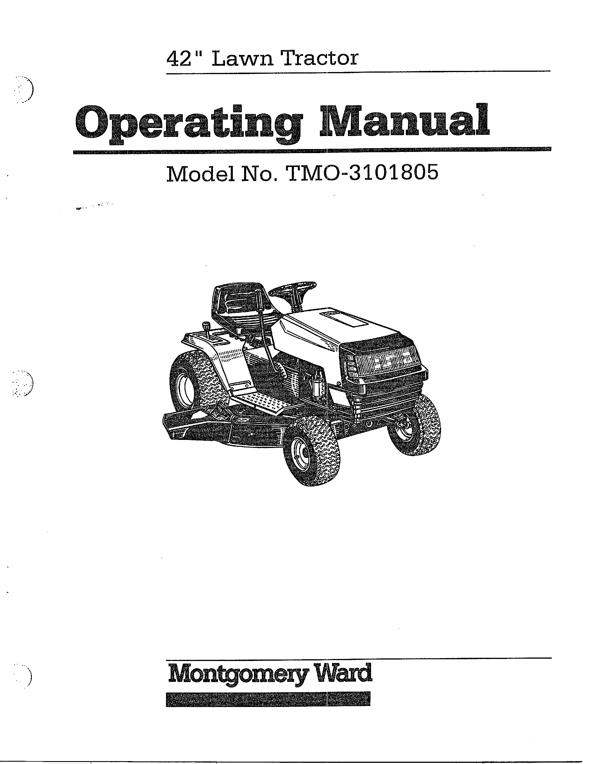 42" lawn tractor