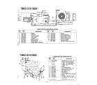 MTD 135Q670G088 electrical/muffler diagram