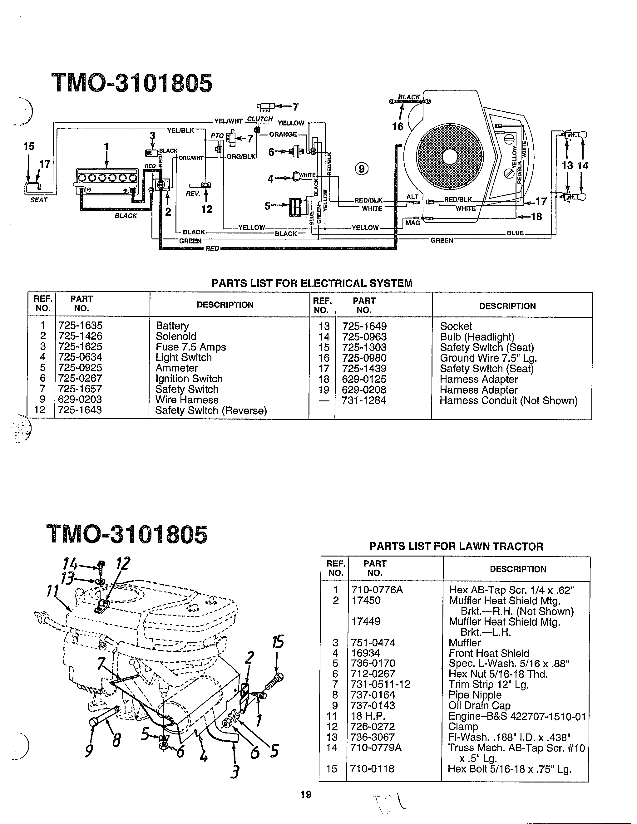 Electrical/muffler