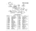 MTD 135Q670G088 18hp 42" lawn tractor page 2 diagram