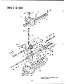 Single speed transaxle-rh