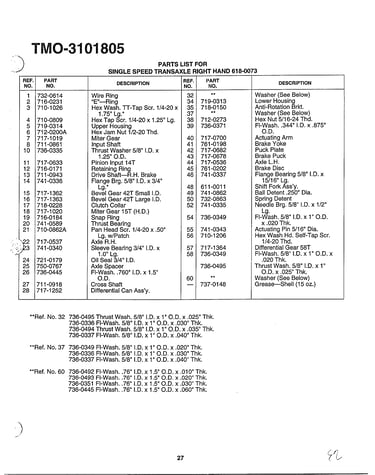 Single speed transaxle-rh page 2