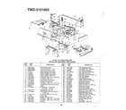 MTD 135Q670G088 18hp 42" lawn tractor diagram