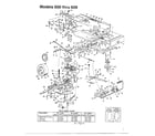 MTD 135V694H401 lawn tractor/wheel chart diagram