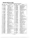 Lawn tractor/wheel chart page 2