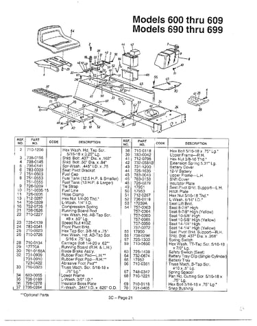 Seat/blade brake assembly