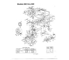 MTD 135V694H401 lawn tractors/wheel chart diagram