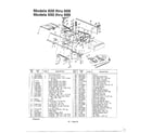 MTD 135V694H401 frame/deck/pivot link assembly diagram