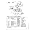 MTD 136L661F088 38" mowing deck diagram