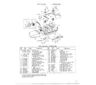 MTD 3310001 42" mowing deck diagram