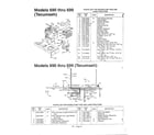 MTD 136S699G788 models 690-699 and electrical page 2 diagram