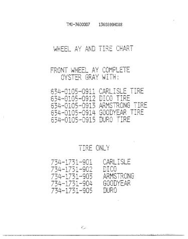 Wheel ay and tire chart