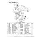 MTD 33919B 12 hp 32" lawn tractor diagram