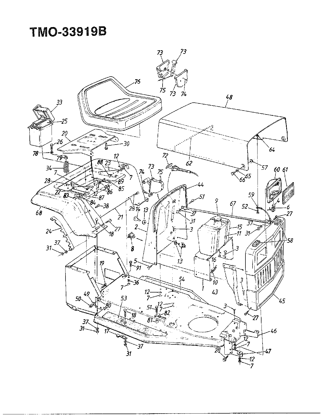 12 hp 32" lawn tractor page 2