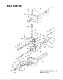 Single speed transaxle left hand