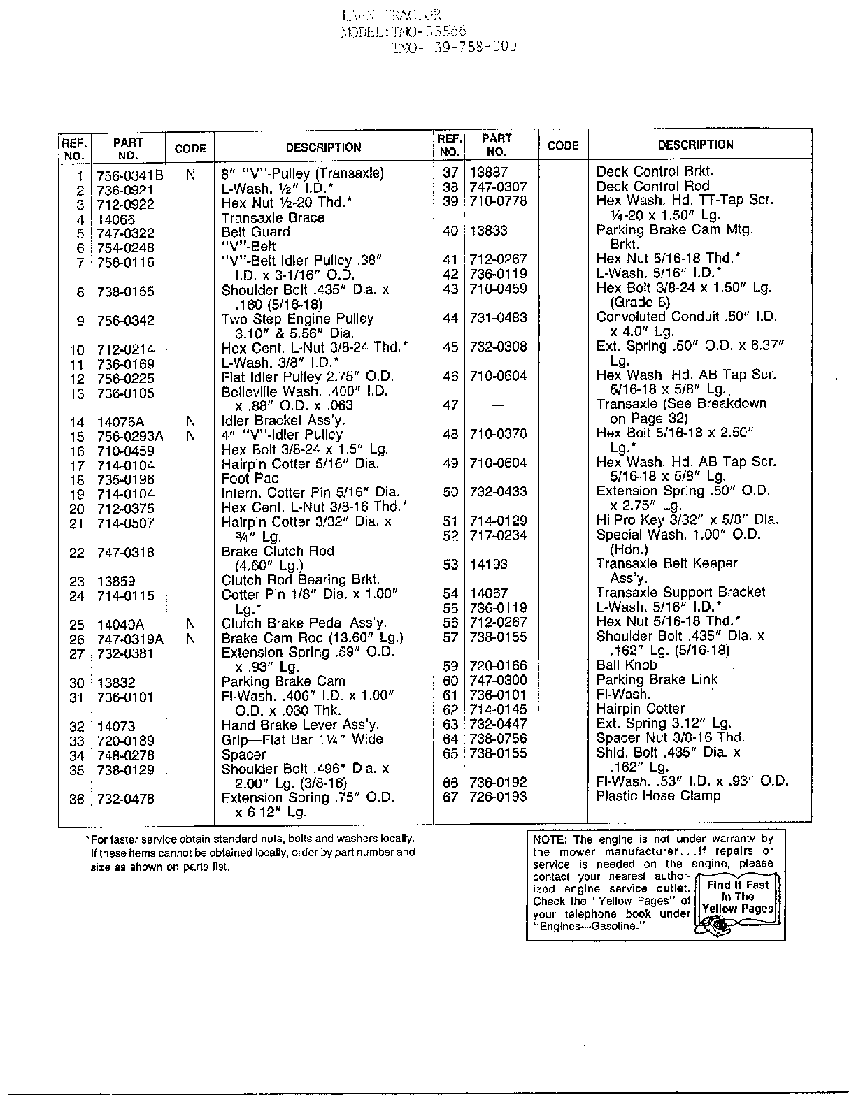 Lawn tractor page 6