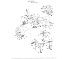 MTD 33566 lawn tractor/rear wheel chart diagram