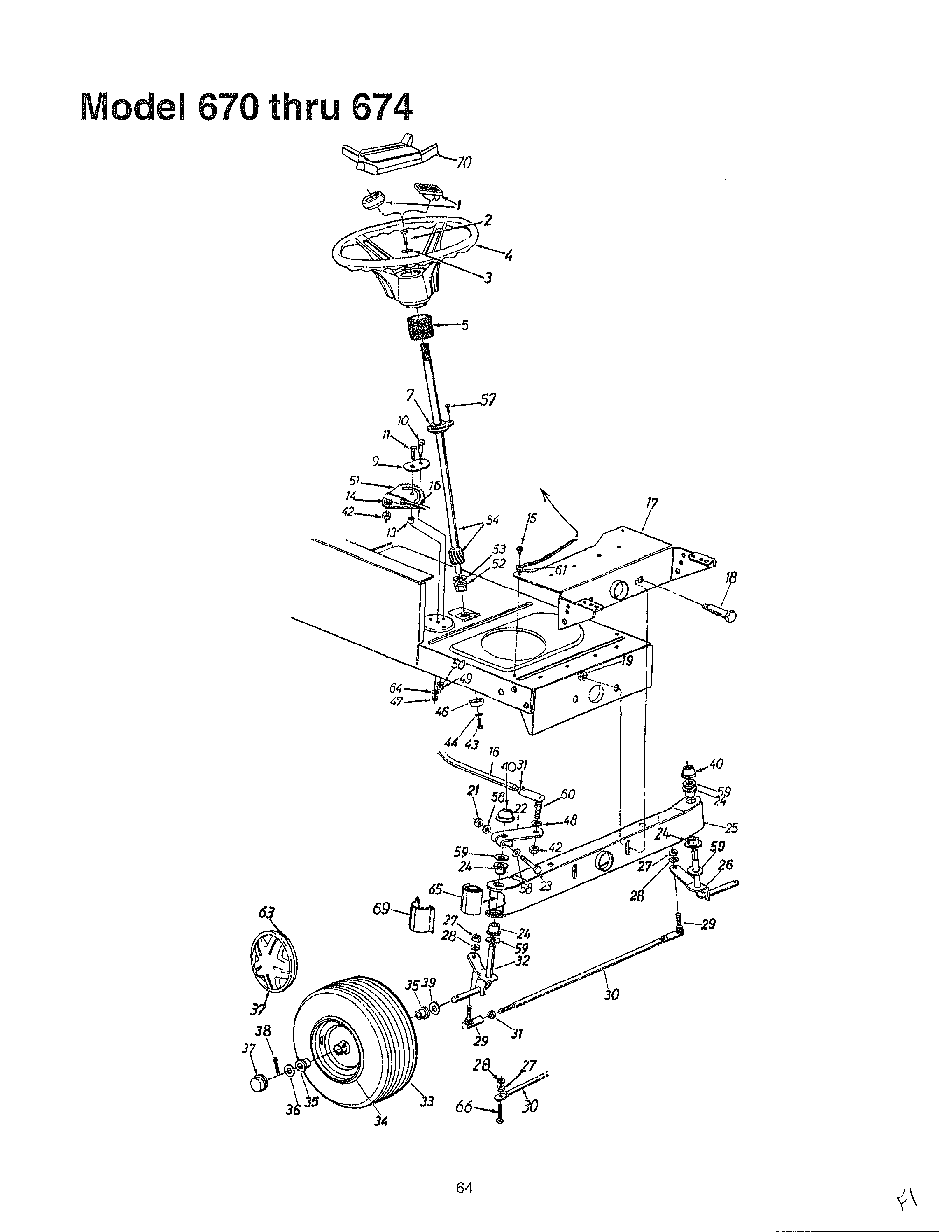 STEERING WHEEL/WHEEL CHART