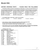 Before ordering parts - read
