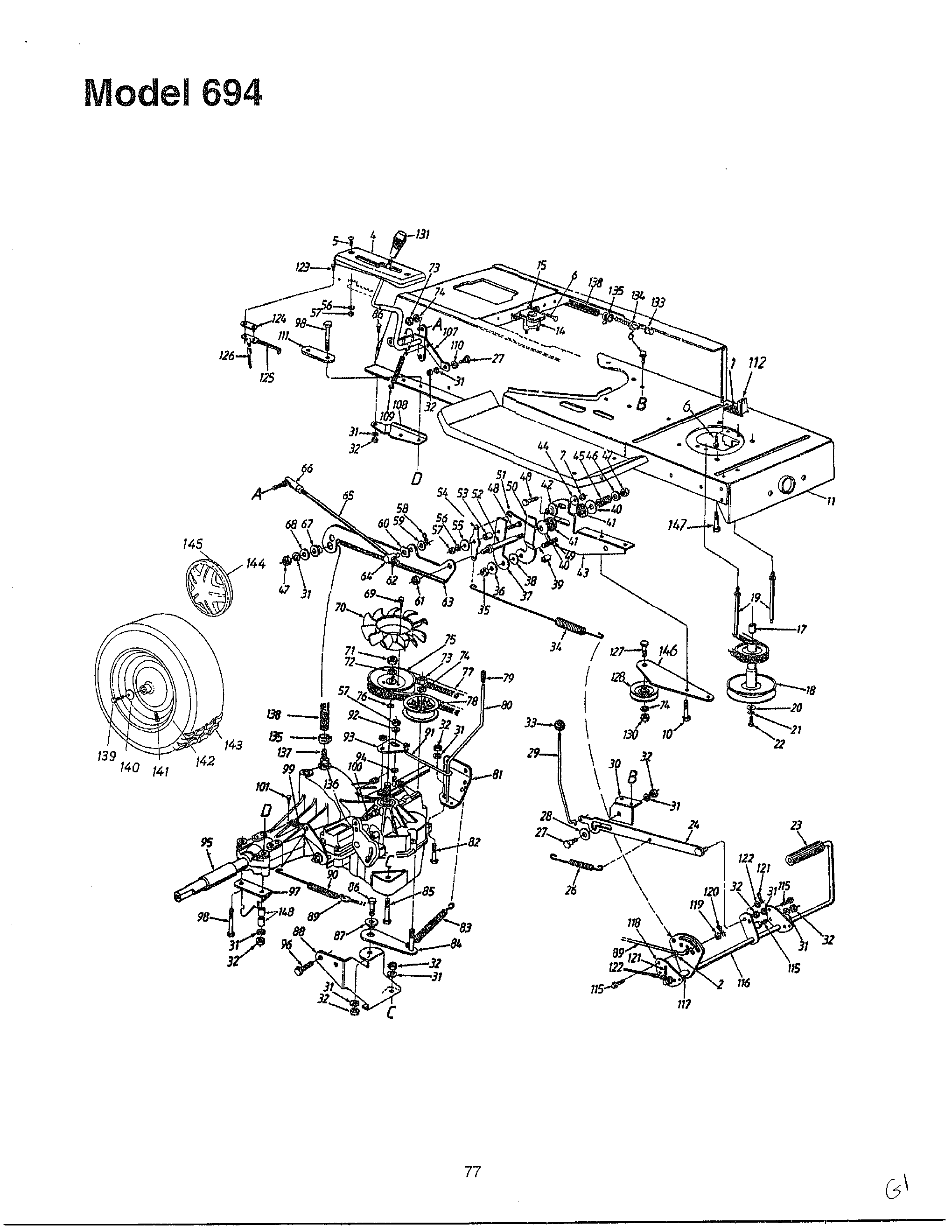 LAWN TRACTOR/TRANSMISSON