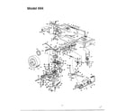 MTD SKU3104600 lawn tractor/transmisson diagram