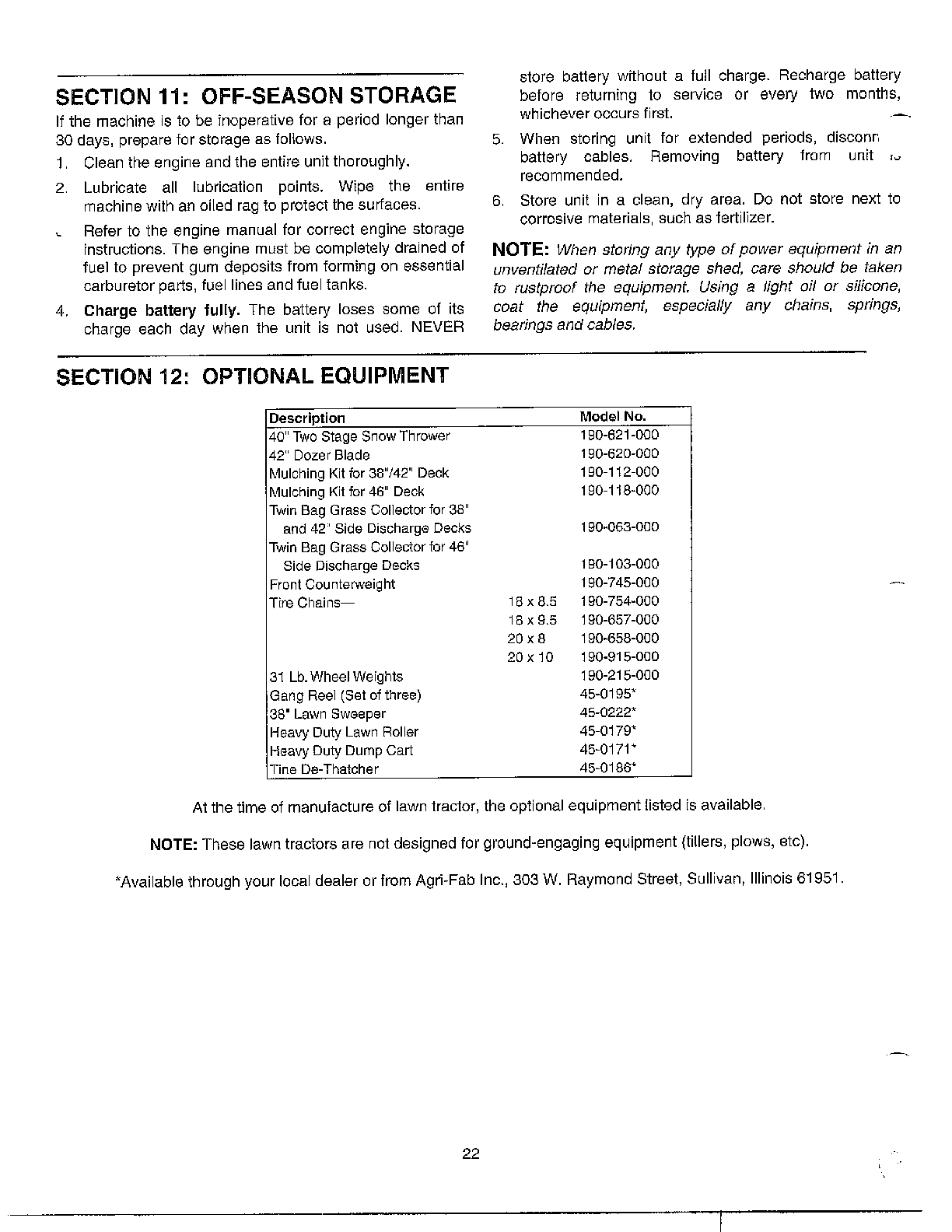 Information page 21