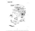 MTD 694 SERIES lawn tractor diagram