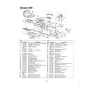 MTD 13BS699H088 lawn tractor - model 699 diagram