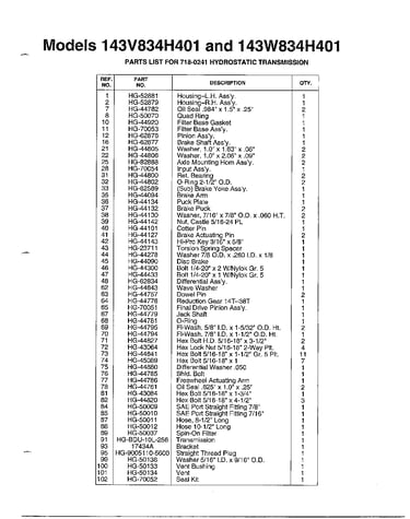 Hydrostatic transmission page 2