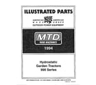 MTD 144-998-401 garden tractor diagram