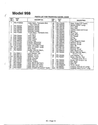 Transaxle page 2