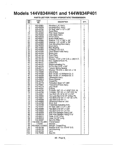 Hydrostatic transmission page 2