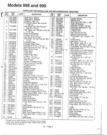 Hydrostatic tractors page 2