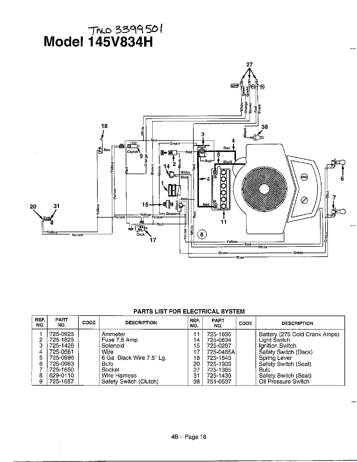 ELECTRICAL SYSTEM