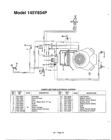 Electrical system page 3