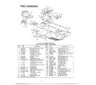 MTD 146S845H088 18.5 hp 46" garden tractor diagram